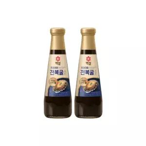 CJ백설 프리미엄 전복굴소스 350g x2개