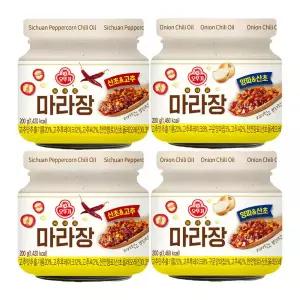오뚜기 마라장 200g 4개(산초고추 2개+양파산초 2개)