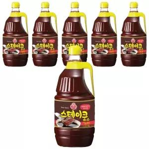 오뚜기 스테이크소스 대용량 2.1kg 6개