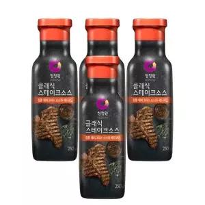 청정원 클래식 스테이크소스 250g 4개