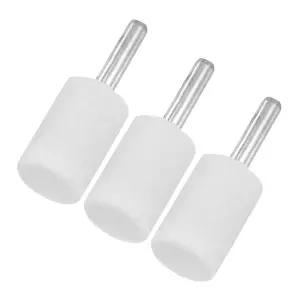 M 미터XITY 3팩 연마재 장착 스톤 연마 비트 회전 공구용 4인치 6mm 생크 알루미늄 산화물 샌딩 드릴