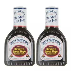 스위트베이비레이 Sweet Baby Rays 히코리 브라운슈가 바베큐 소스 510g 2개