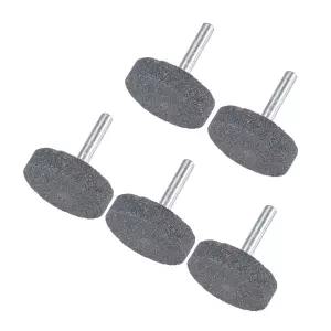 M 미터XITY 5팩 연마재 장착 스톤 연마 비트 회전 공구용 4인치 6mm 생크 알루미늄 산화물 샌딩 드릴