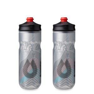 HYDRAPAK 폴라 보틀 서지 단열 자전거 하이 스퀴 물병 플로우 2팩 사이클링 스포츠