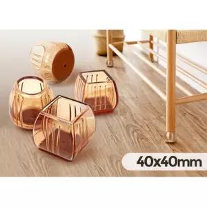 대형 원형 식탁 발커버 사각 의자 발캡 40mm 택1 발받침