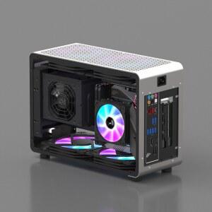 SFF케이스 G1 소형 패널 미니 Huntkey 긁힘 ITX ni I7