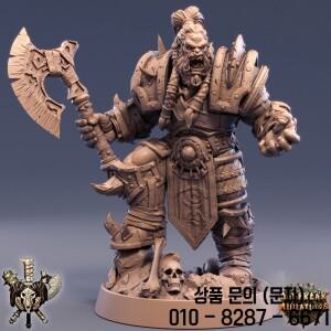 카오스 비스트 로드 해머 워리어 집행자 D&D 테이블탑 게임 체스 모델 레진 스태틱 수집품