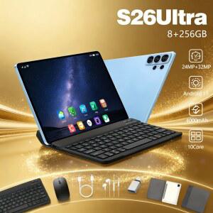 가성비태블릿 S26 울트라 태블릿 PC 10 1인치 화면 13 WIFI 블루투스 충전 256GB 8GB 패드 고속 안드로이드