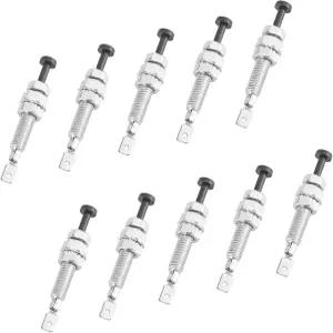 RATCHROLL 10pcs 조절 가능 도어 핀 스위치 자동차 자동 엔진 트렁크 보닛 알람 후드 나사 범용 교체 부품