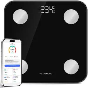 체중 BMI 체지방 근육량을 위한 스마트 체중계 11인치 대형 디지털 욕실 25가지 체성분 분석 동기화 앱