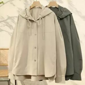 [다잇템] 여자 SS FW 환절기 빅사이즈 앵글 후디 클래식 자켓24306427588872