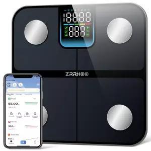 ZRRHOO 스마트 체중계 7-in-1 디스플레이 포함 욕실 BMI 체지방 근육량계 APP로 모니터링을 위한 25가지