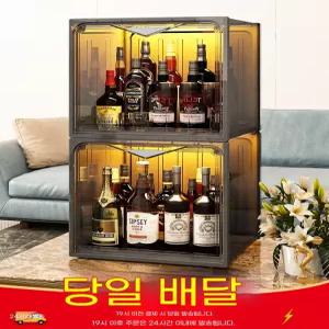 위스키 보관함 주류 장식장 선반 와인랙 매장 샴페인 와인
