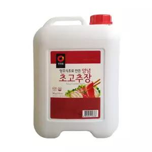 대상 청정원 양조식초로 만든 양념 초고추장 14kg 업소용 대용량