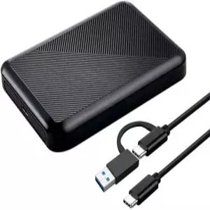 Tianken 250GB 울트라 슬림 휴대용 외장 하드 드라이브 USB 3.1형 C HDD 스토리지 PC Mac 노트북 PS4 Xbox