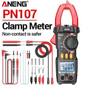 PN107 클램프 미터 VC1010 카운트 AC 테스터 키트 전류 200A 전압 4000