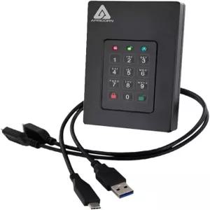살구색 512GB 스 포트리스 L3 FIPS 검증 SSD USB 3.0 하드웨어 암호화 휴대용 드라이브(AFL3S500)