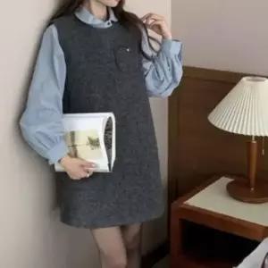 [다잇템] 여성 코디 포근한 베스트 가을겨울 원피스24341474588872
