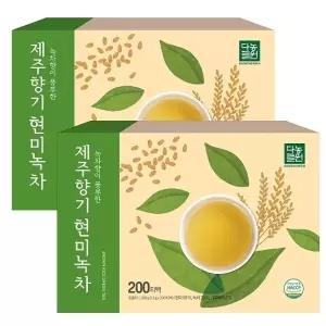 다농원 제주향기 현미녹차 200T x 2개24408618587925