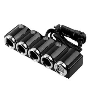 차량소켓 차량용 시가잭 소켓 4구 USB 시거잭 충전기 2P