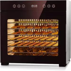 식품 탈수기 650W 디지털 건조기 육포 과일 채소 및 애완동물 사료용 스테인리스 스틸
