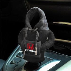 호환 For Honda Jazz Fit Avancier Crv Accord City Mugen Power Hoodie Car Shift Knob Cover Manual Handle Change Lever Cover