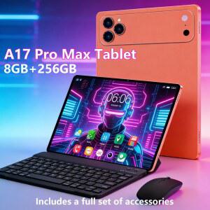 가성비태블릿 플래시 A17 프로 맥스 태블릿 PC GPS 와이파이 블루투스 4000MAH 8GB 10 배터리 256GB 듀얼 1인치