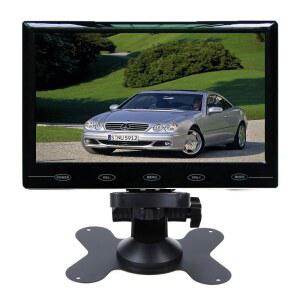 샐리베스트 9인치 초박형 HD 800480 TFT 컬러 LCD 화면 2 비디오 입력 자동차 후방 뷰 헤드레스트 모니터 DVD VCR 리모컨 터치