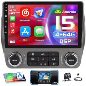 DSP 4 64G 쉐보레 카마로 20102015 안드로이드 15 카 스테레오 9인치 IPS 터치스크린 라디오 5G WiFi 32EQ 블루투스