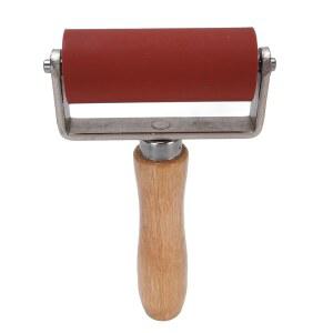 실리콘 솔기 롤러, 32mm 직경 80mm 폭 260 고무 브레이어 아트 크래프트 롤러 PVC, TPO, Epdm 싱글 플레이 루프 테이프, 인쇄, 잉크, 벽지 스탬핑