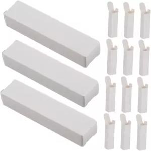 BESTOYARD 50개 크래프트 페이퍼 립밤 포장 상자 키트용 DIY 립스틱 보관