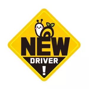 NEW DRIVER2 반사 자석 자동차스티커 19x19cm 자석스티커