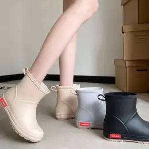 남녀공용 작업화 키높이 레인부츠 장화 통굽 장마 부츠 여성부츠 호보백 남자워커