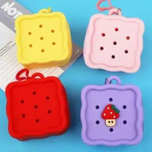 실리콘 꾸미는 파우치 미니 1P 액세서리 클립 수납 실리콘파우치 소지품정리가방