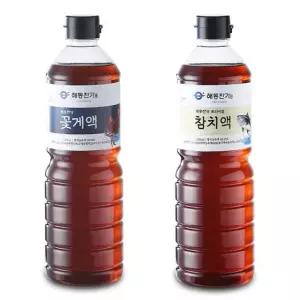 프리미엄 참치액 꽃게액 2종 세트 각 1050ml