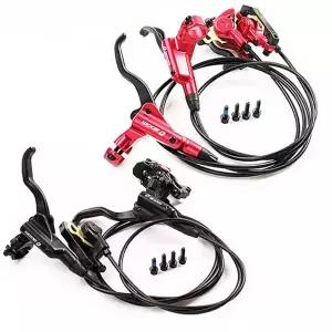 Zoom H875E MTB Hycline Ebike 유압 디스크 브레이크 캘리퍼스 2 피스톤 전원 차단 전기 Bike160mm180mm 로