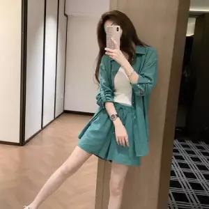 [아리엘스타일]캐주얼무드 루즈핏 셔츠투피스 비아이투피스