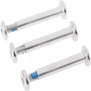 MUXSAM 10Pcs 0.24/6mm OD 인라인 스케이트 액슬 나사 교체 샤프트 육각 소켓 휠 롤러 블레이드 베어링