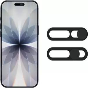 휴대폰 17/17 Air/17 Pro/17 Max와 호환되는 MacLuen 전면 카메라 커버 - 이지 슬라이드 개인정보 보호