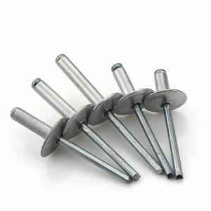 호환 10/20/30/50PCS M5 알루미늄 초대형 플랜지 팝 리벳 돔 블라인드 길이 8mm 10mm 13mm 16mm 20mm 25mm