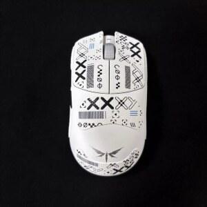 잠자리마우스스티커 DRAGONFLY F2 PRO MAX 미끄럼 방지 흡수 마우스 스티커 그립 초박형용 세트 슬립 테이프