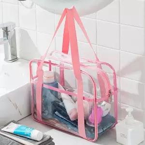 바캉스 수영 가방 PVC 투명 비치백 물놀이 래쉬가드