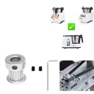 믹서기날 믹서날 Monsieur Cuisine ConnectPlusSmart Blade Stop Running 수리 스프로킷 알루미늄 Lidl Sil