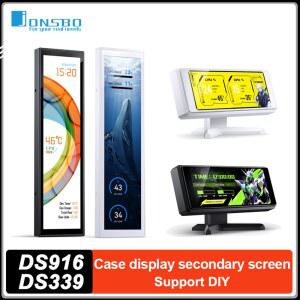 그래픽카드써멀패드 JONSBO DS339 DS916 PC 케이스 보조 온도 IPS 걸게 걸이 게이밍 LCD 거치대 표시 GPU 샤시 화면 백플레이트 USB 데스크탑용