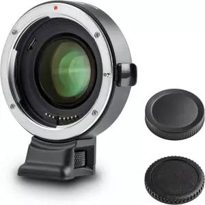 VILTROX EF-E II 0.71배 자동 초점 감소 속도 부스터 어댑터 - 소니 E-마운트 카메라 a9 a7r iii a7s a6500