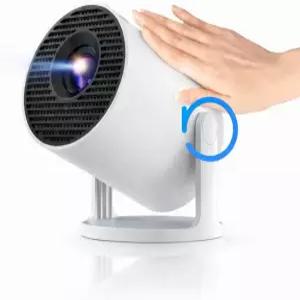 WiFi 및 블루투스가 탑재된 아모니 스마트 숏스로 프로젝터 안드로이드 시스템이 210 회전식 미니 내장 앱
