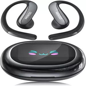 MINISO MS203 AI 번역 이어버드 실시간 135개 언어 및 악센트를 위한 LCD 터치스크린이 장착된 번역기