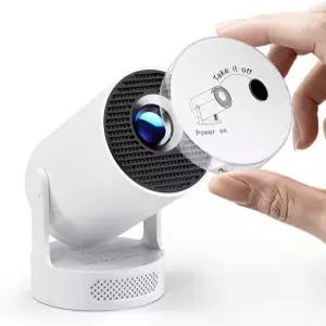 Magcubic 2025 업그레이드된 미니 프로젝터 4K 지원 WiFi 6 및 Bluetooth 5.4 5w 사운드베이스 스피커 자동