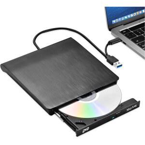 CD롬 플레이어 USB 슬림 외부 DVD RW CD 리더 드라이브 버너 라이터 PC PORTATIL 노트북
