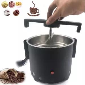 ZOCWJK 전기 커피 원두 쿨러 500g 퀵 로스터 냉각기 냉각판 이중 레이어 디자인 스테인리스 스틸 필터